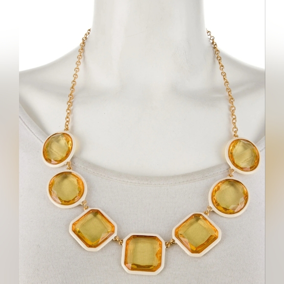 kate spade Jewelry - KATE SPADE New York RARE huge GOLDEN CITRINE baubles NECKLACE